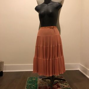 Pleated please skirt